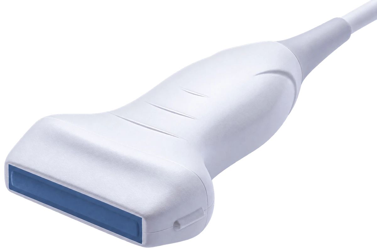 Sonsoray linear array ultrasound probe pictured in the reference design